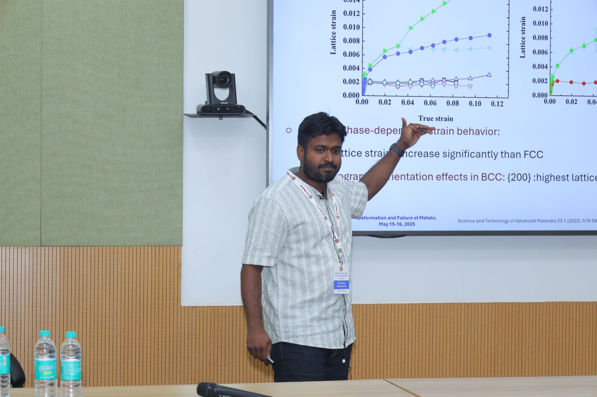 Symposium on Deformation and Failures in Metals, IIT Madras, May 2025