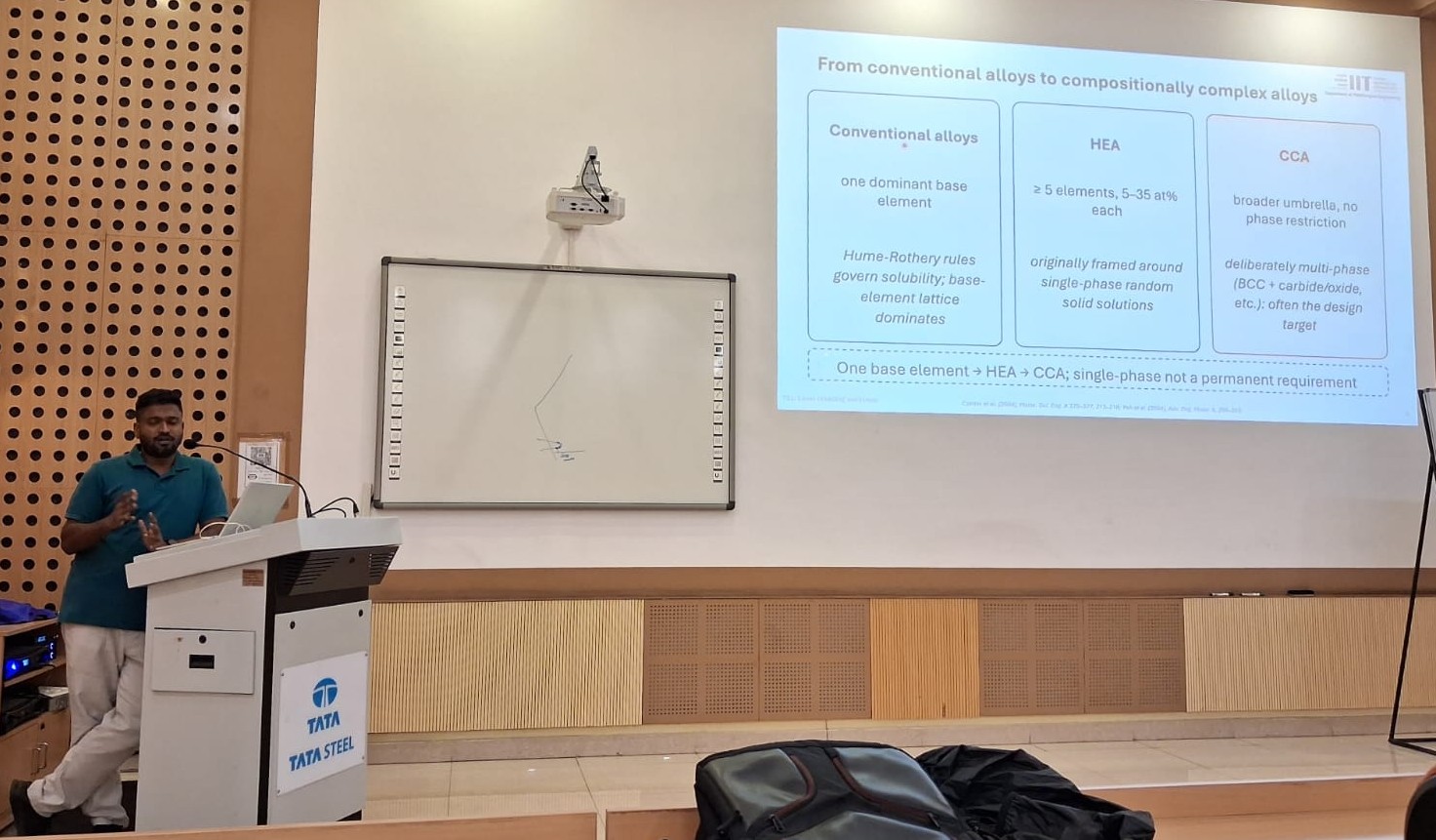 Workshop on Laser Cladding for TSL Applications, R&D Centre, Tata Steel, Jamshedpur, 2026