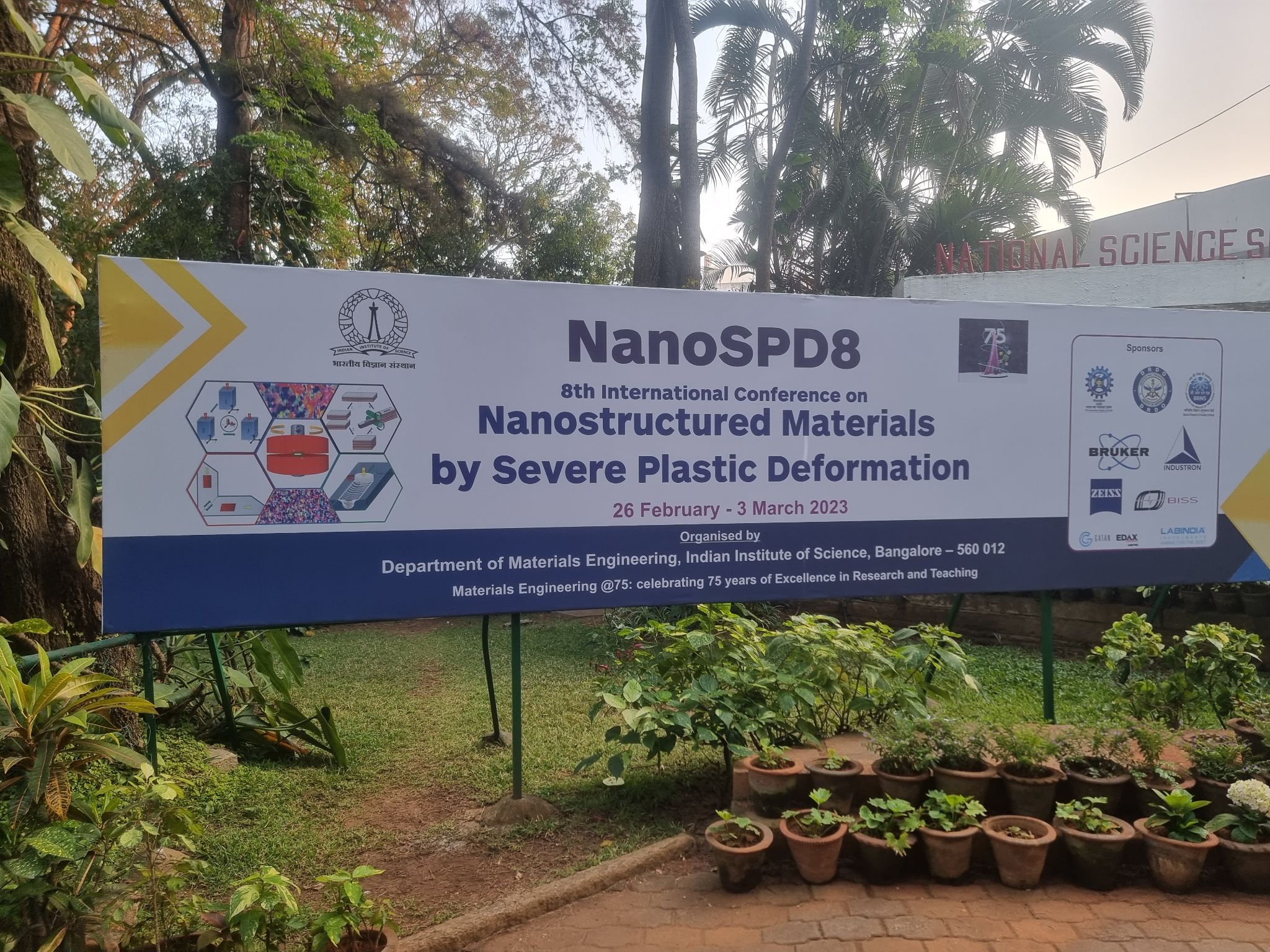 Superplastic Behavior of High Entropy Alloys — NanoSPD8, IISc, 2023