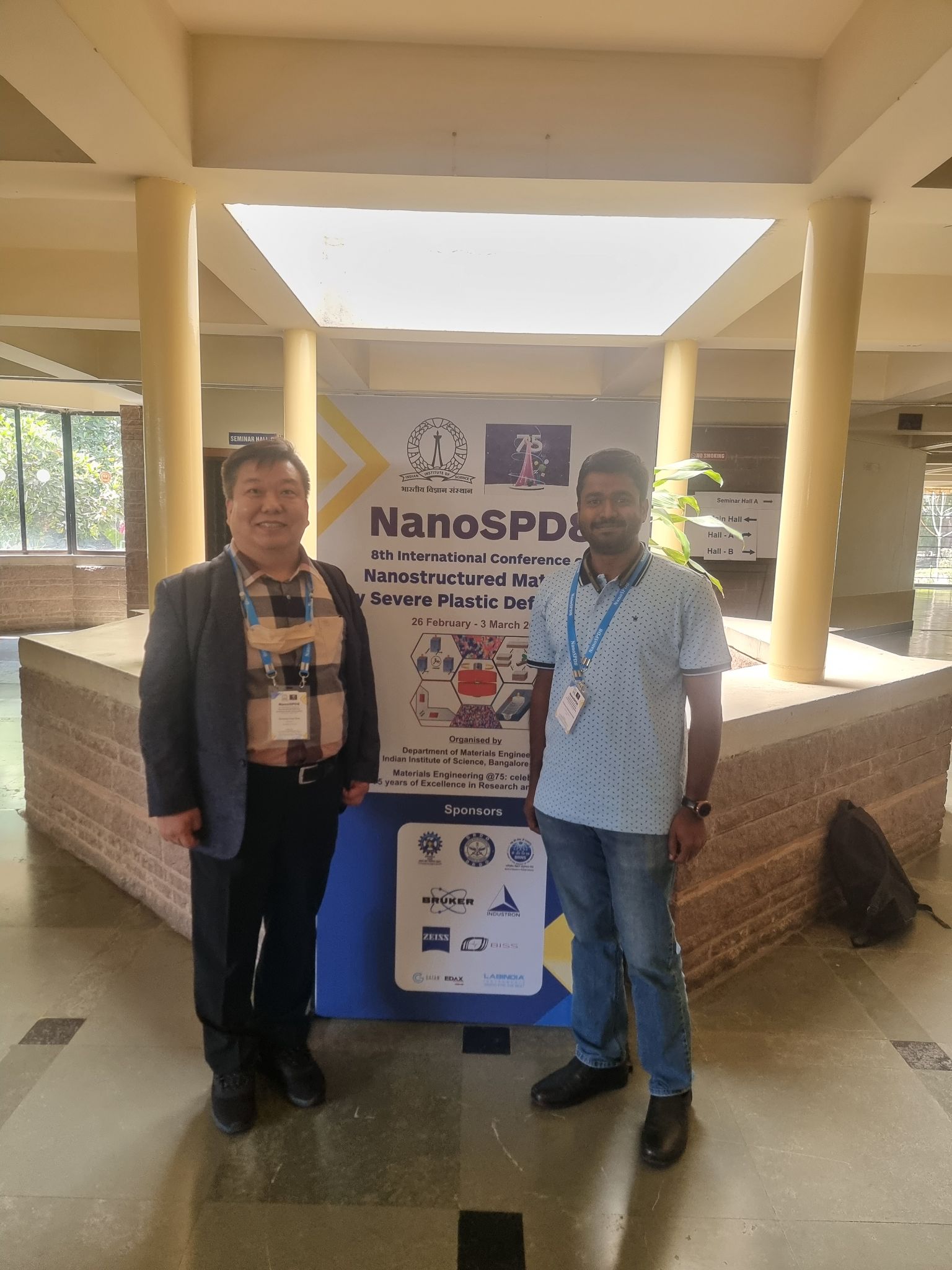 Superplastic Behavior of High Entropy Alloys — NanoSPD8, IISc, 2023