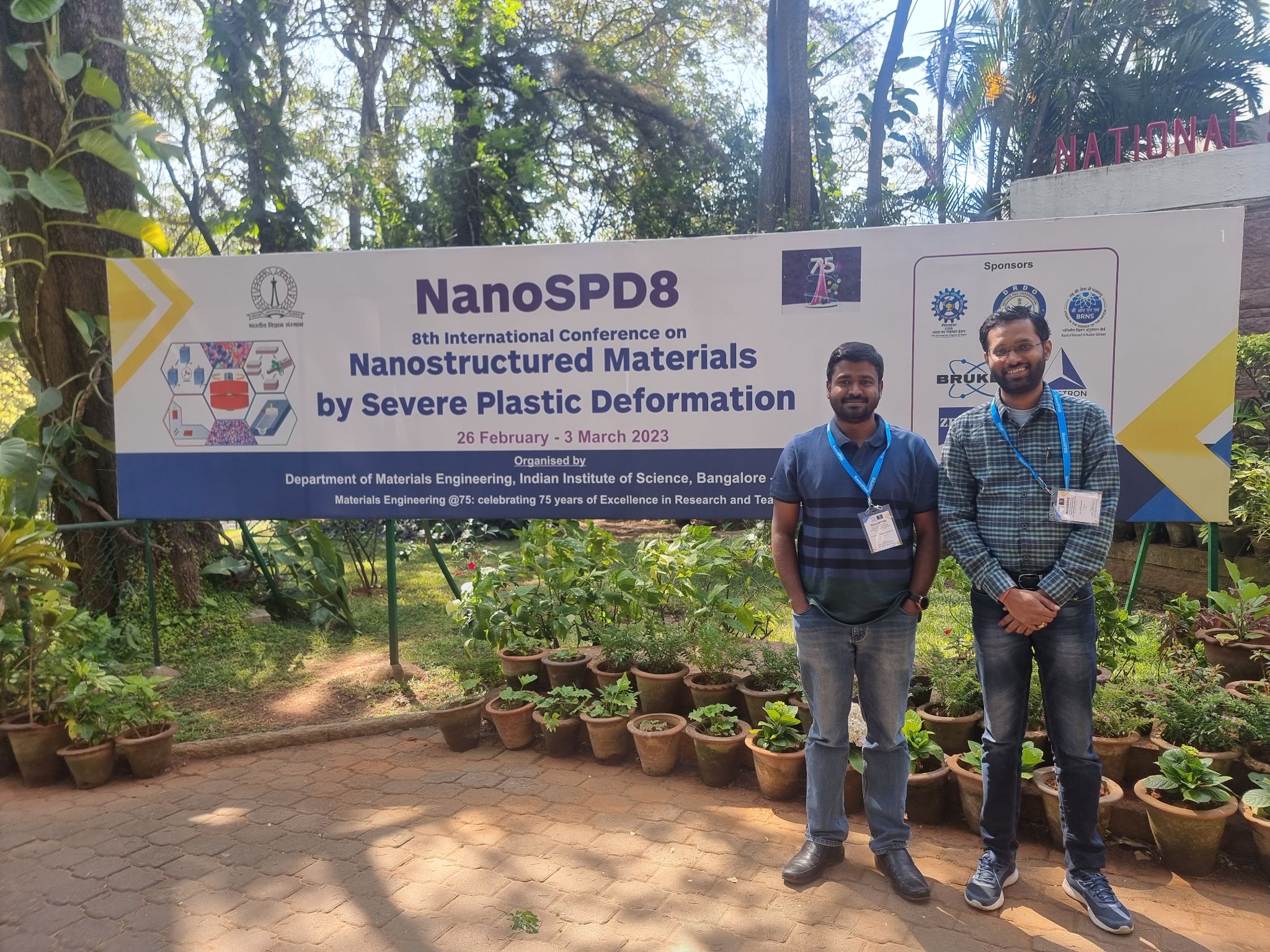 Superplastic Behavior of High Entropy Alloys — NanoSPD8, IISc, 2023