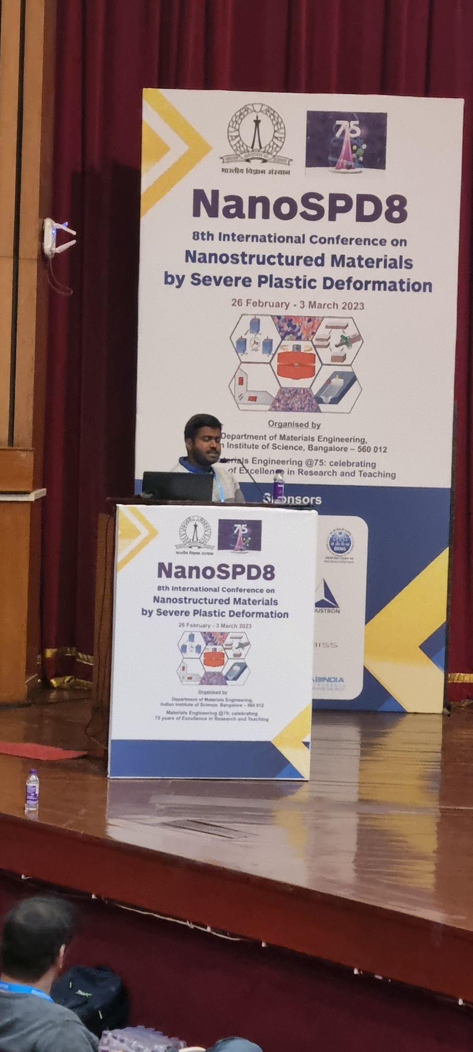 Superplastic Behavior of High Entropy Alloys — NanoSPD8, IISc, 2023